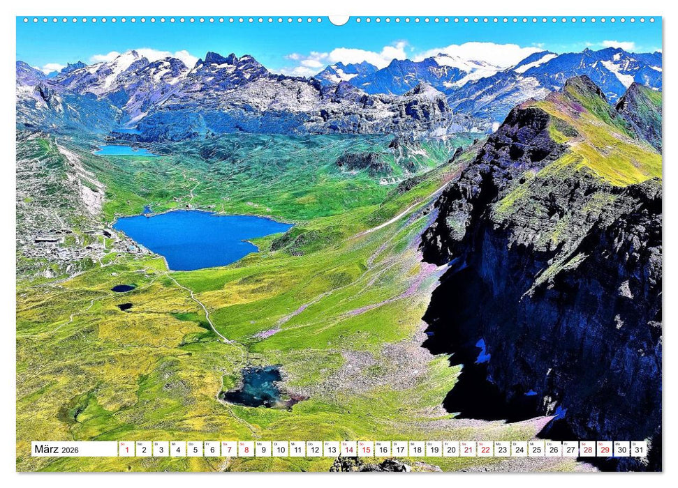 Majestätische Alpen (CALVENDO Premium Wandkalender 2026)