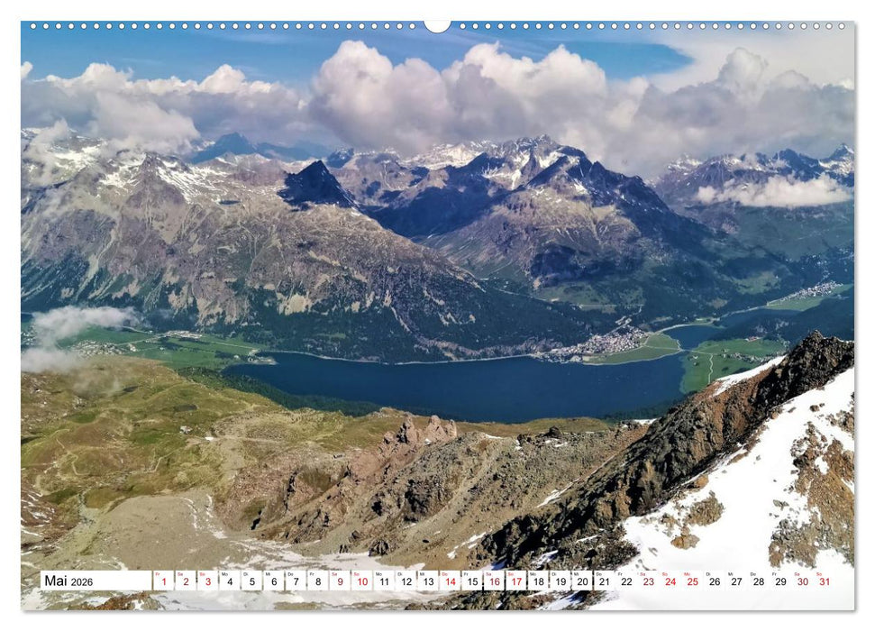 Majestätische Alpen (CALVENDO Premium Wandkalender 2026)