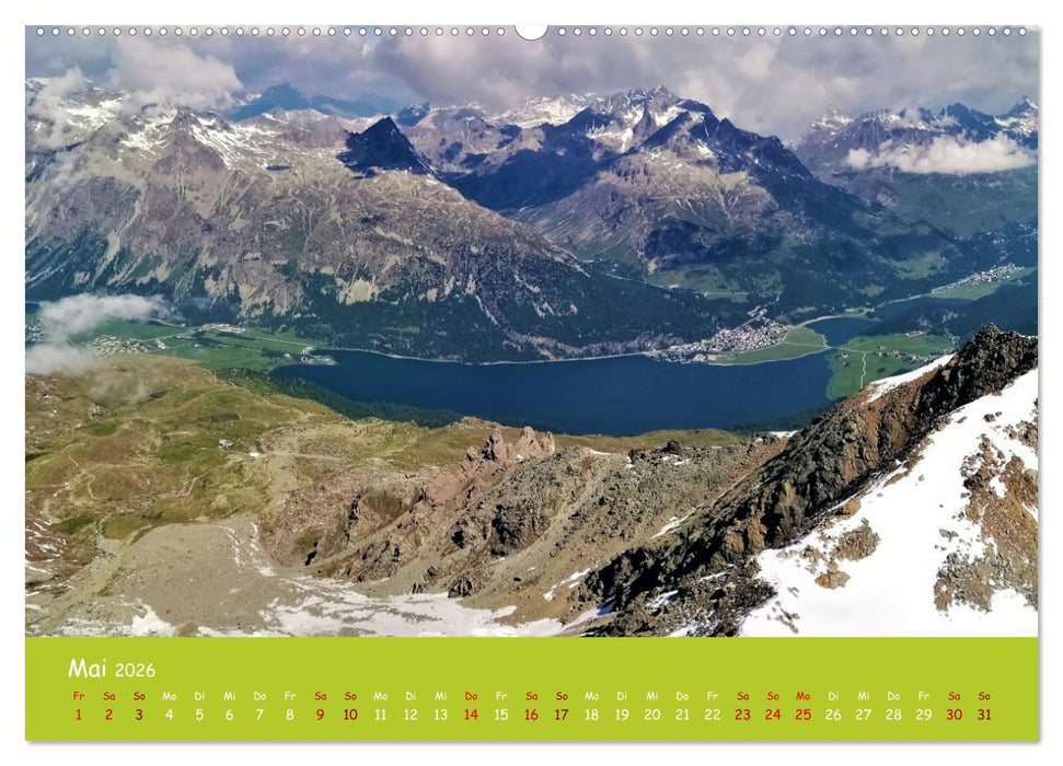 Majestätische Alpen (CALVENDO Premium Wandkalender 2026)