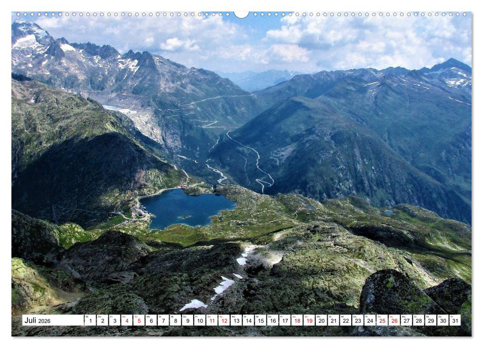 Majestätische Alpen (CALVENDO Premium Wandkalender 2026)