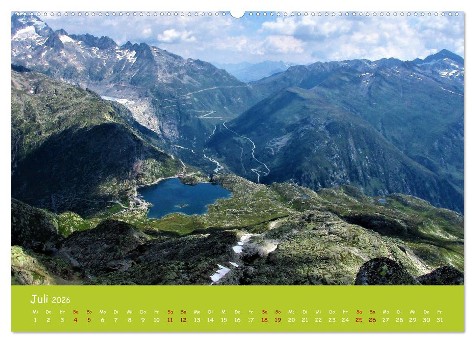 Majestätische Alpen (CALVENDO Premium Wandkalender 2026)