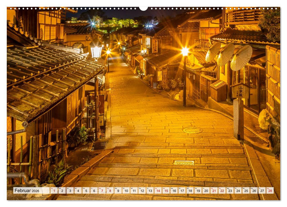 Kyoto - Ästhetik der Stille (CALVENDO Premium Wandkalender 2026)