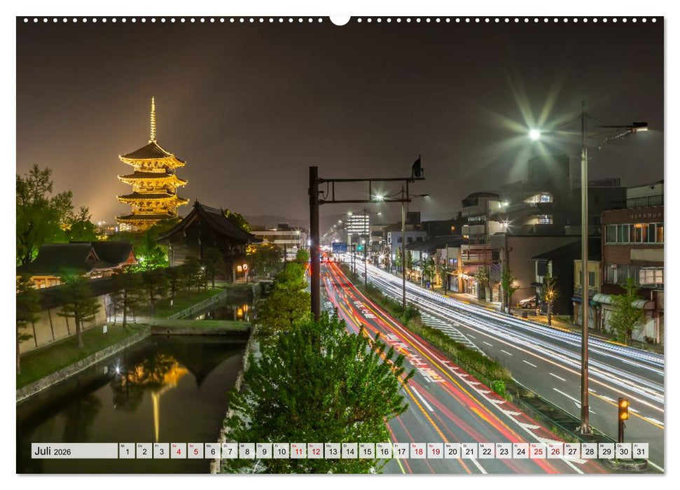 Kyoto - Ästhetik der Stille (CALVENDO Premium Wandkalender 2026)