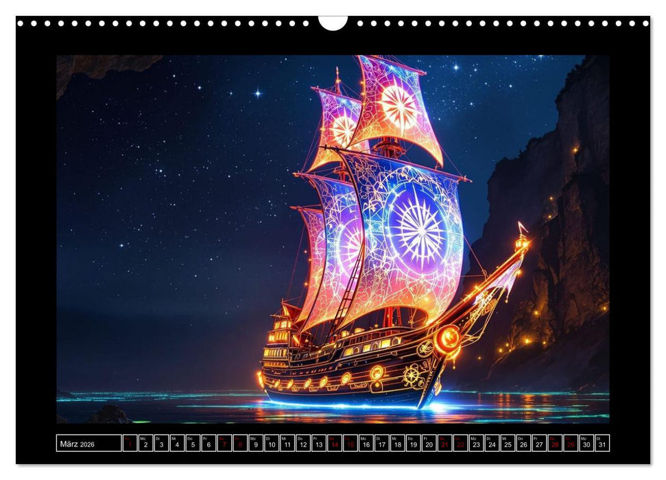 Magie der Schiffe (CALVENDO Wandkalender 2026)