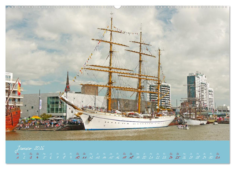 SAIL Bremerhaven. Segelspektakel zum Wegträumen (CALVENDO Wandkalender 2026)