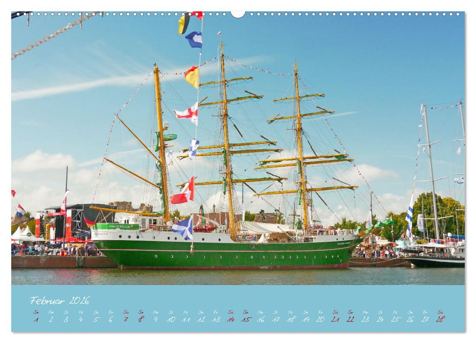 SAIL Bremerhaven. Segelspektakel zum Wegträumen (CALVENDO Wandkalender 2026)