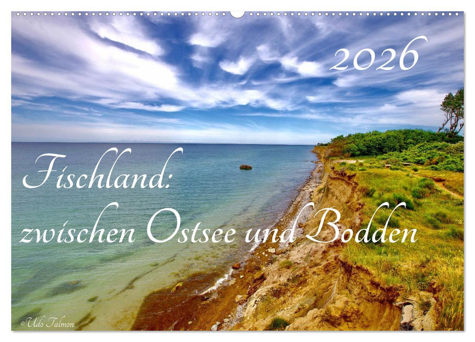 Fischland: zwischen Ostsee und Bodden (CALVENDO Wandkalender 2026)