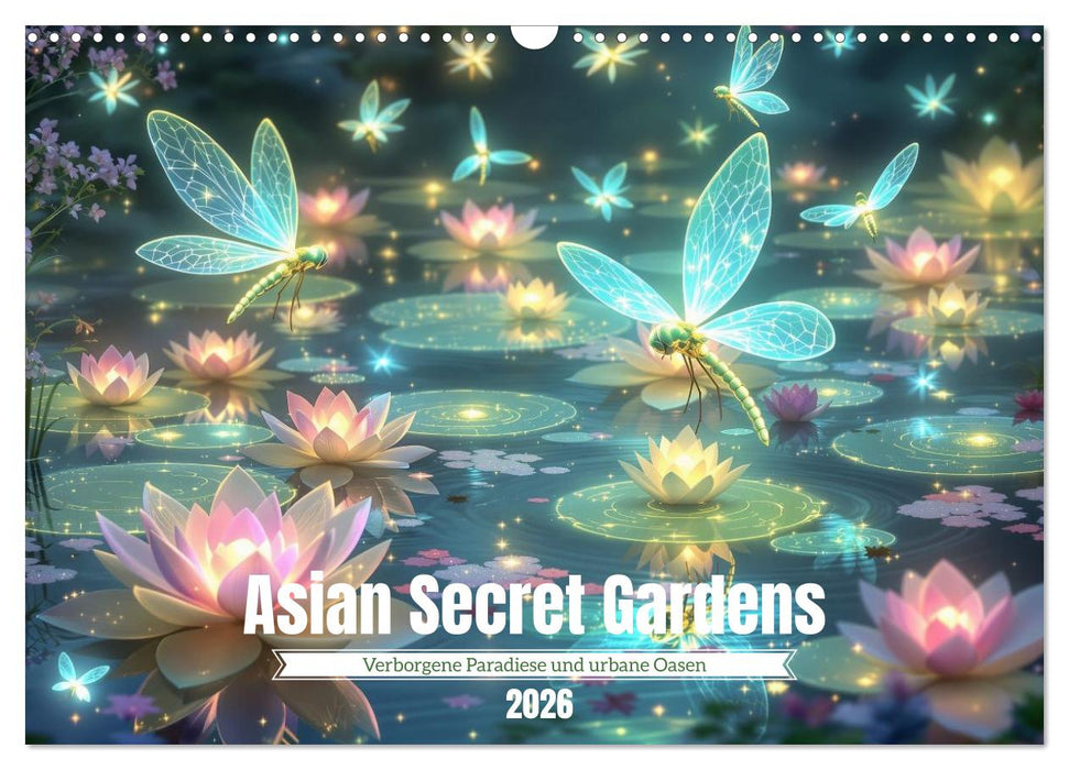 Asian Secret Garden (CALVENDO Wandkalender 2026)