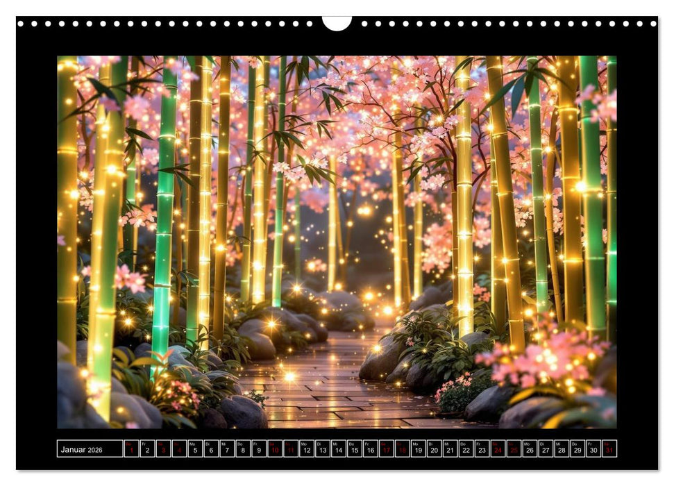 Asian Secret Garden (CALVENDO Wandkalender 2026)