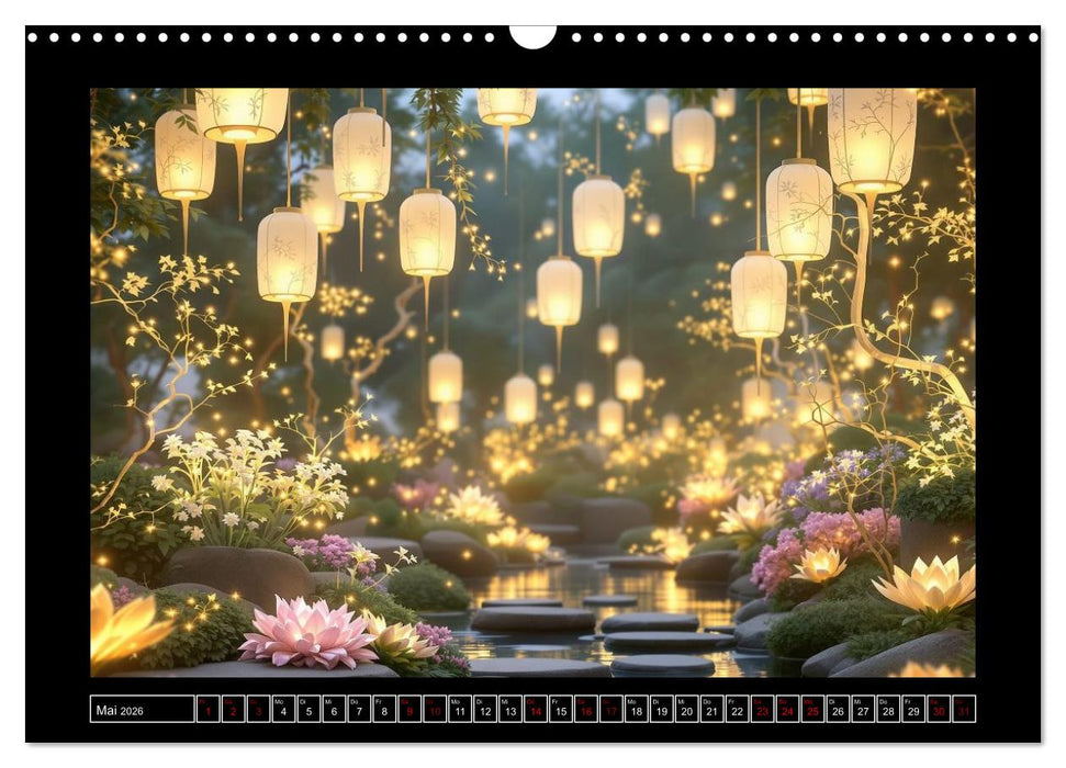 Asian Secret Garden (CALVENDO Wandkalender 2026)