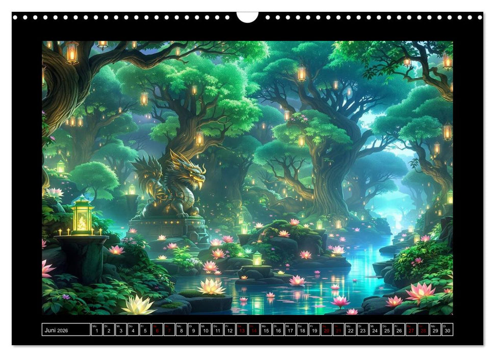 Asian Secret Garden (CALVENDO Wandkalender 2026)