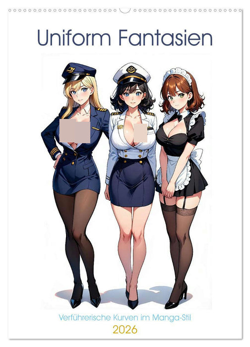 Uniform Fantasien (CALVENDO Wandkalender 2026)