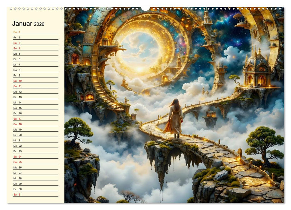 Flucht ins Wunder (CALVENDO Wandkalender 2026)