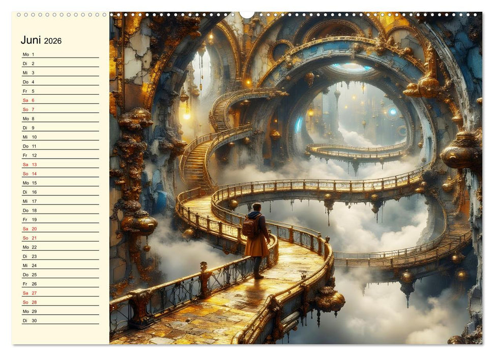 Flucht ins Wunder (CALVENDO Premium Wandkalender 2026)