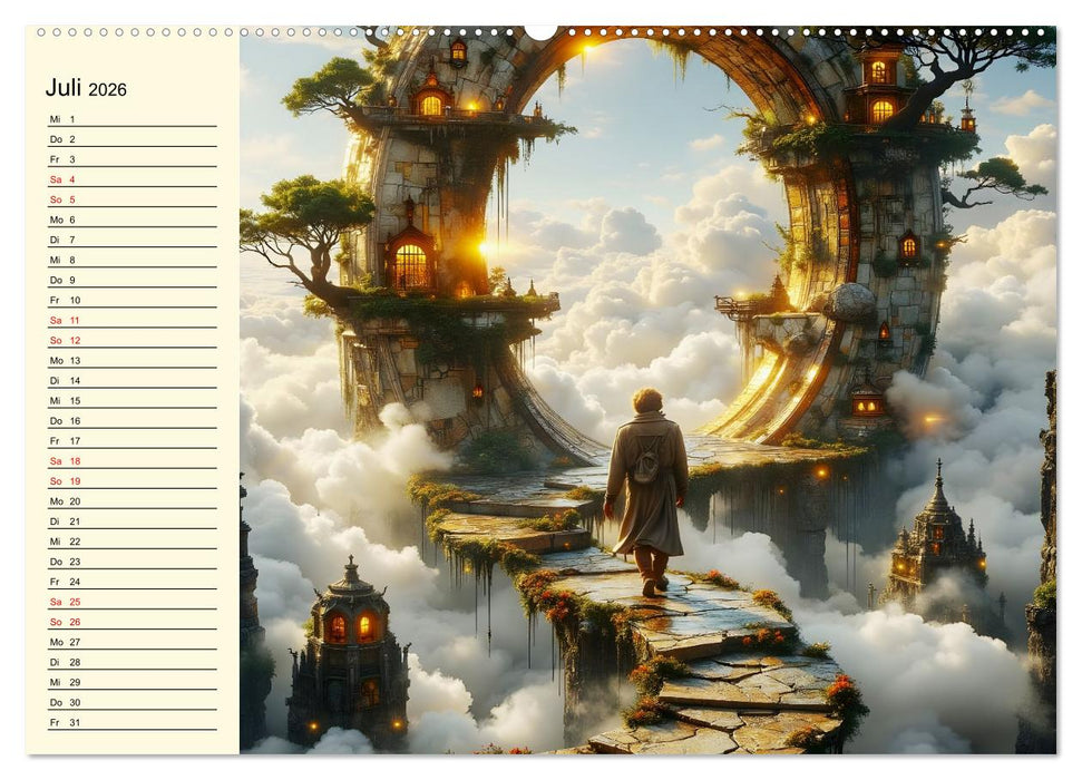 Flucht ins Wunder (CALVENDO Premium Wandkalender 2026)