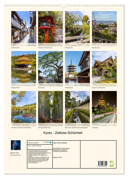 Kyoto - Zeitlose Schönheit (CALVENDO Wandkalender 2026)