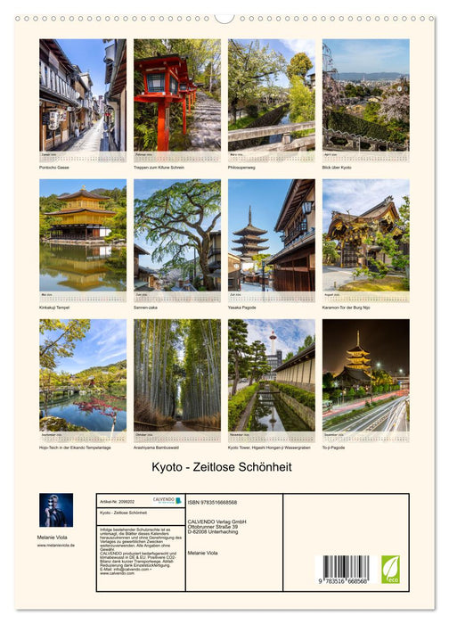 Kyoto - Zeitlose Schönheit (CALVENDO Premium Wandkalender 2026)