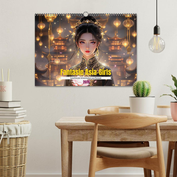 Fantasie Asia-Girls (CALVENDO Wandkalender 2026)