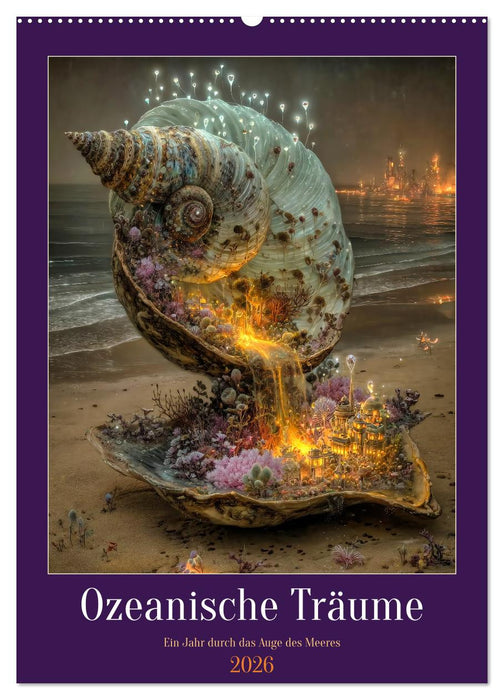 Ozeanische Träume - Ein Jahr durch das Auge des Meeres (CALVENDO Wandkalender 2026)