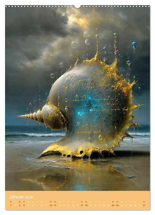 Ozeanische Träume - Ein Jahr durch das Auge des Meeres (CALVENDO Wandkalender 2026)