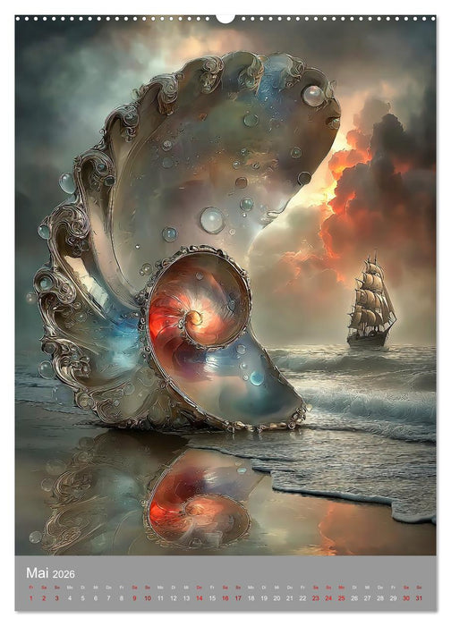 Ozeanische Träume - Ein Jahr durch das Auge des Meeres (CALVENDO Wandkalender 2026)