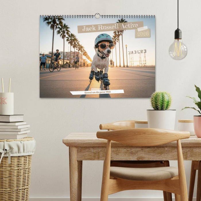 Jack Russel Active (CALVENDO Wandkalender 2026)