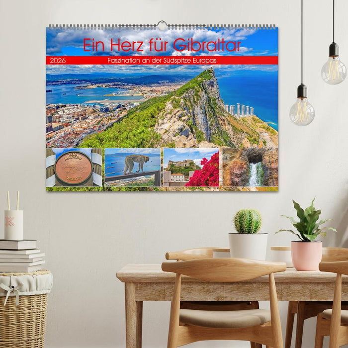 Ein Herz für Gibraltar (CALVENDO Wandkalender 2026)