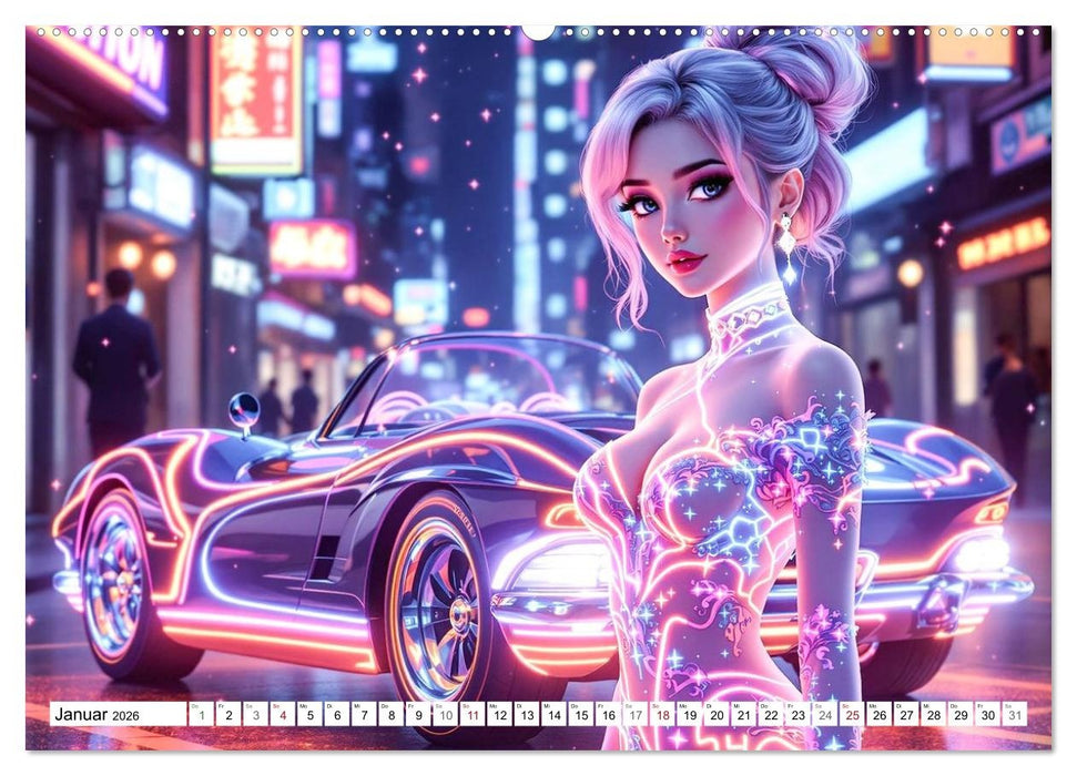 Cars & Girls (CALVENDO Wandkalender 2026)