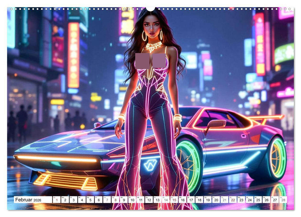 Cars & Girls (CALVENDO Wandkalender 2026)