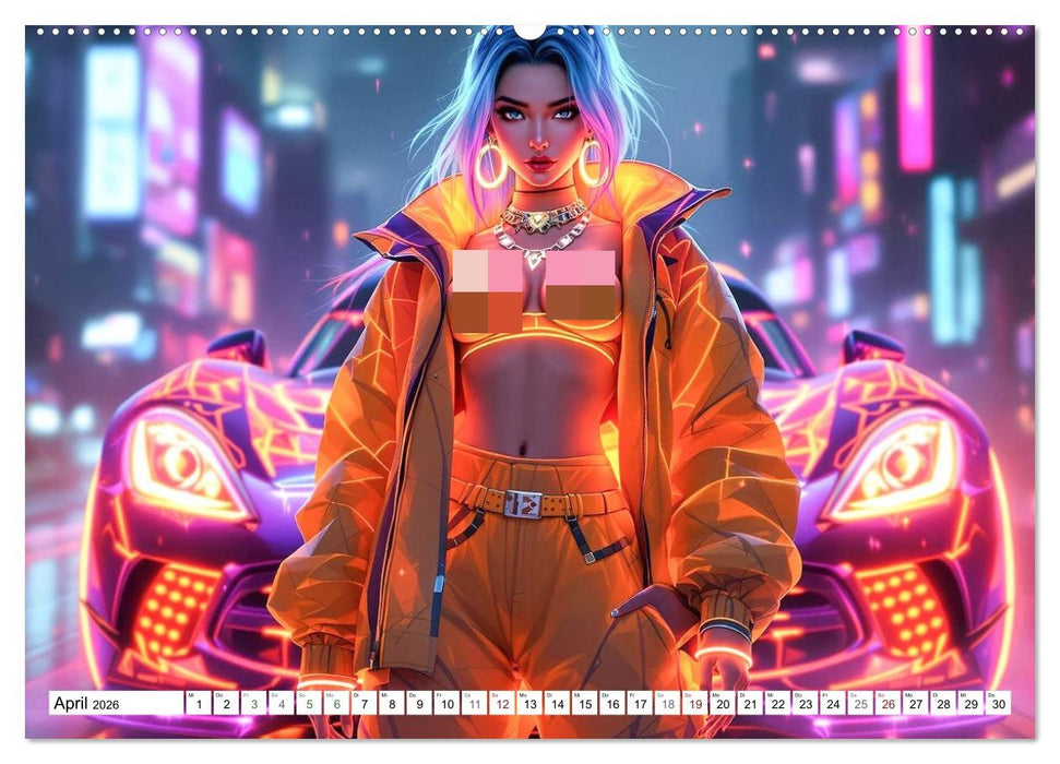 Cars & Girls (CALVENDO Wandkalender 2026)