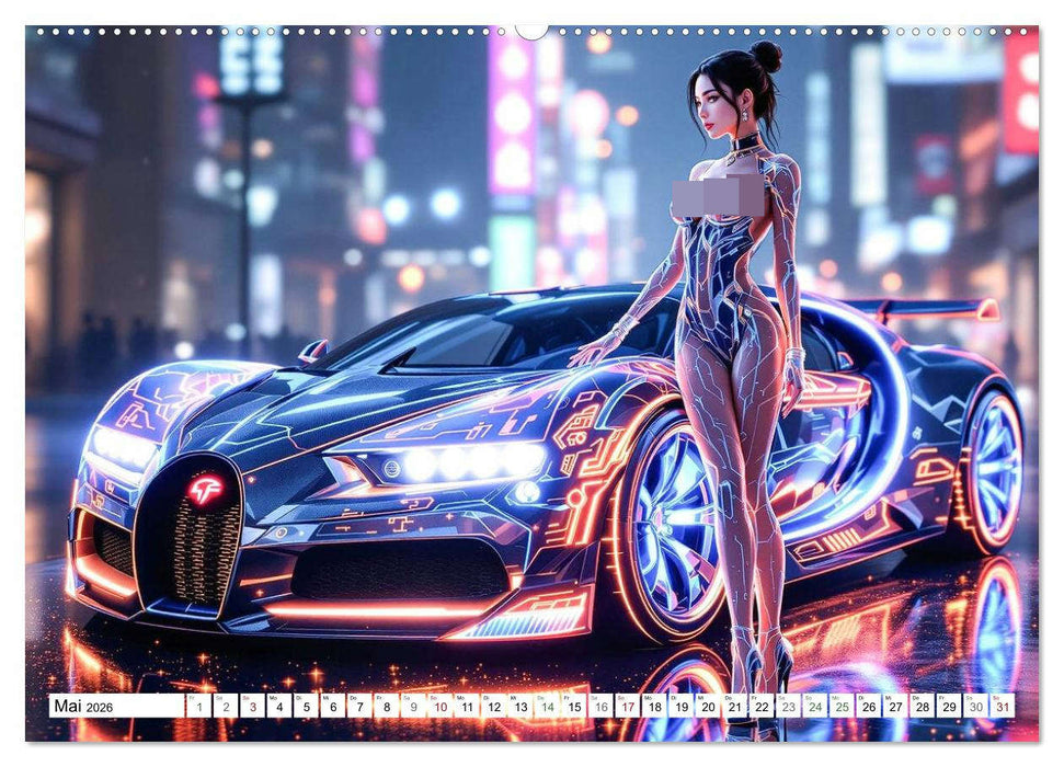 Cars & Girls (CALVENDO Wandkalender 2026)