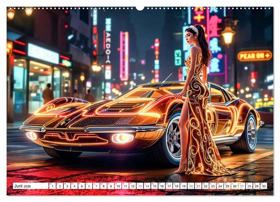 Cars & Girls (CALVENDO Wandkalender 2026)
