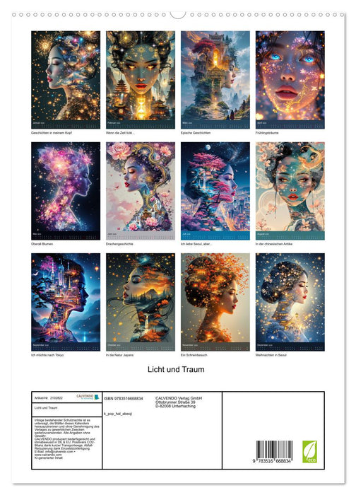 Licht und Traum (CALVENDO Premium Wandkalender 2026)