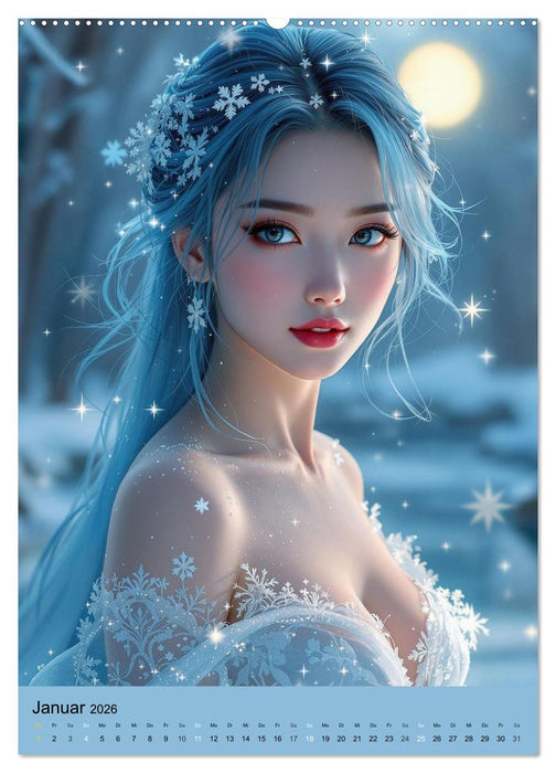 Leuchtende Schönheiten (CALVENDO Wandkalender 2026)