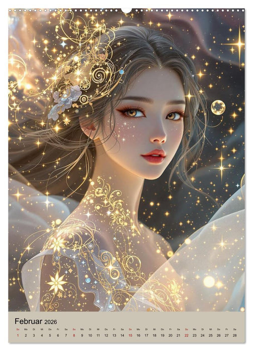 Leuchtende Schönheiten (CALVENDO Wandkalender 2026)