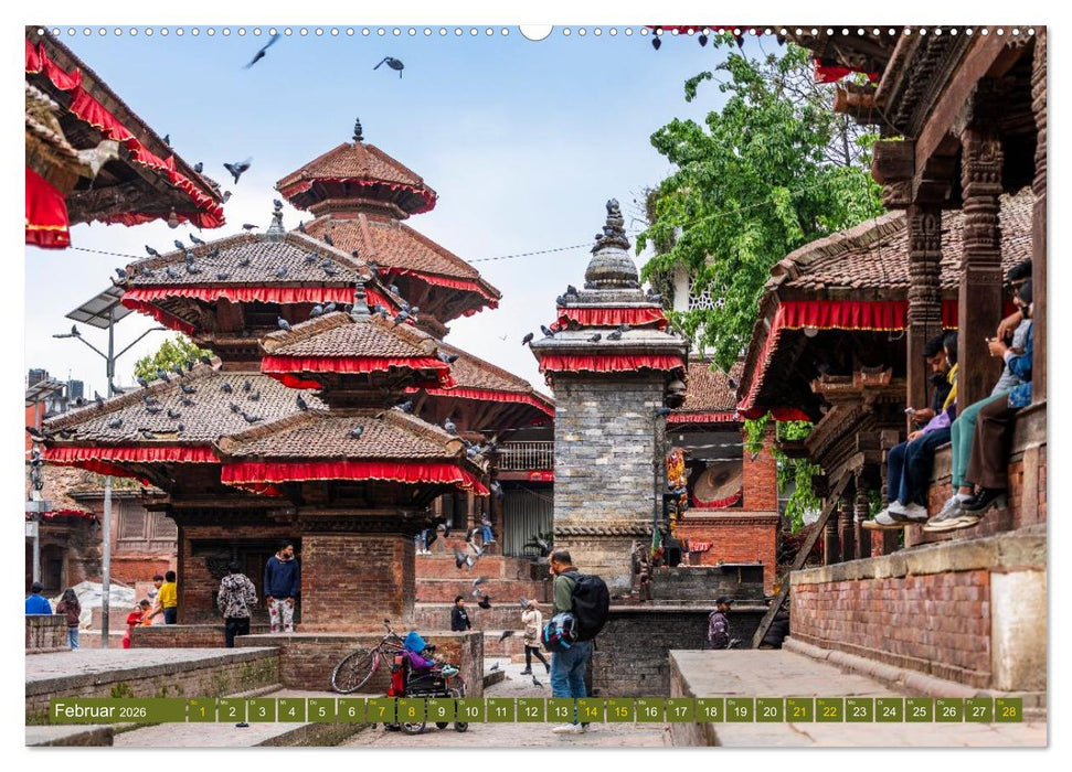 Königsstätte im Kathmandutal (CALVENDO Premium Wandkalender 2026)