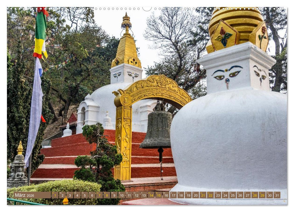 Königsstätte im Kathmandutal (CALVENDO Premium Wandkalender 2026)