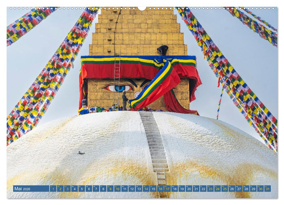 Königsstätte im Kathmandutal (CALVENDO Premium Wandkalender 2026)