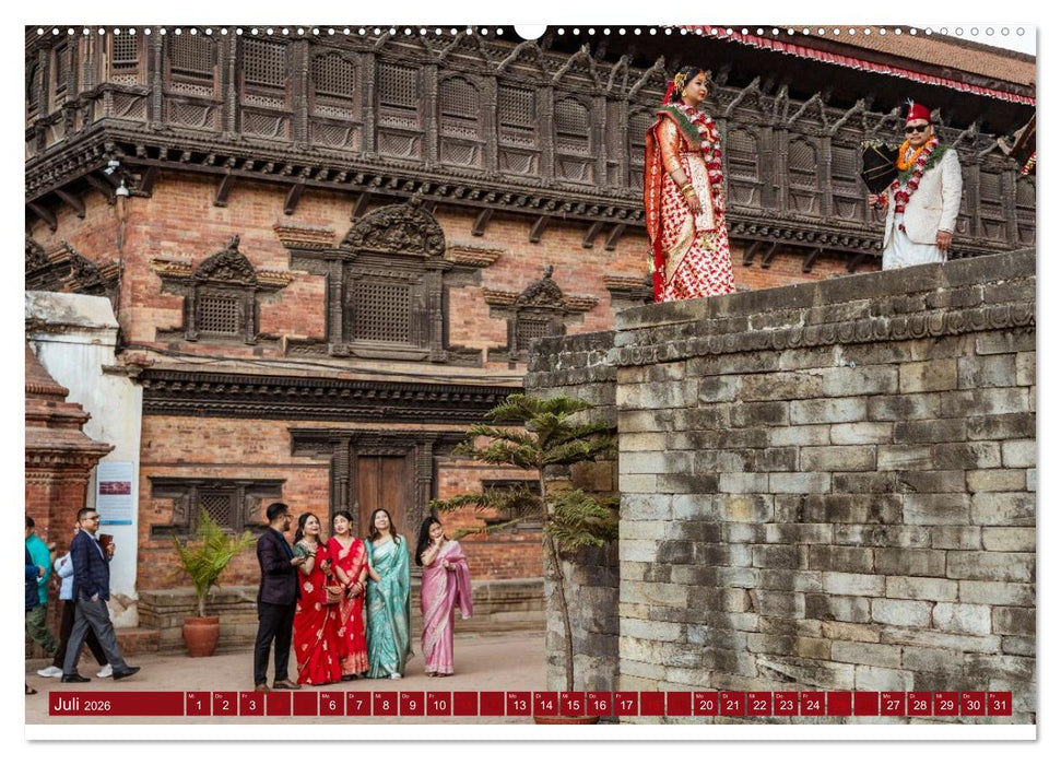 Königsstätte im Kathmandutal (CALVENDO Premium Wandkalender 2026)