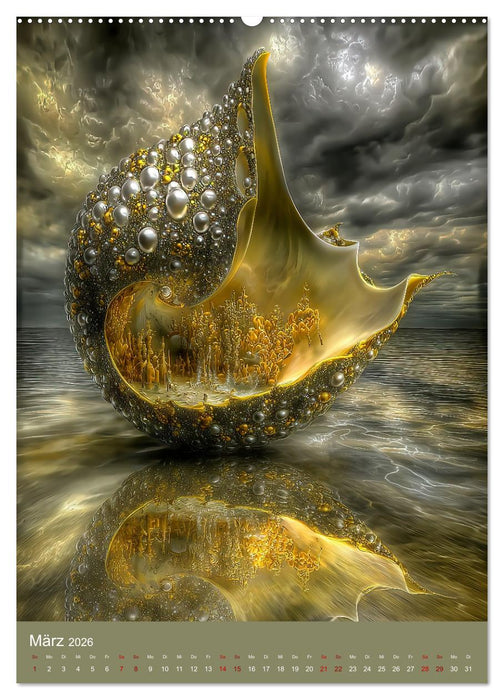Ozeanische Träume - Ein Jahr durch das Auge des Meeres (CALVENDO Premium Wandkalender 2026)