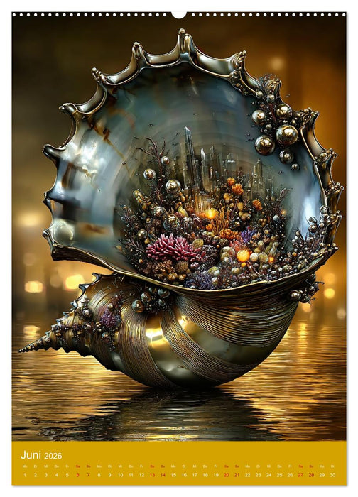 Ozeanische Träume - Ein Jahr durch das Auge des Meeres (CALVENDO Premium Wandkalender 2026)