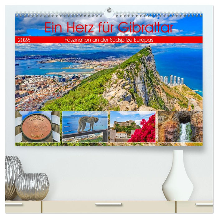 Ein Herz für Gibraltar (CALVENDO Premium Wandkalender 2026)