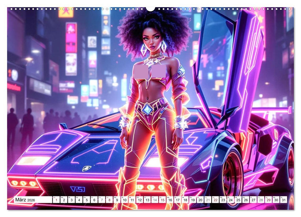 Cars & Girls (CALVENDO Premium Wandkalender 2026)