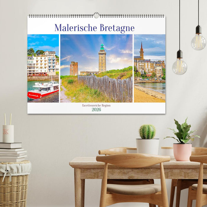 Malerische Bretagne - facettenreiche Region (CALVENDO Wandkalender 2026)