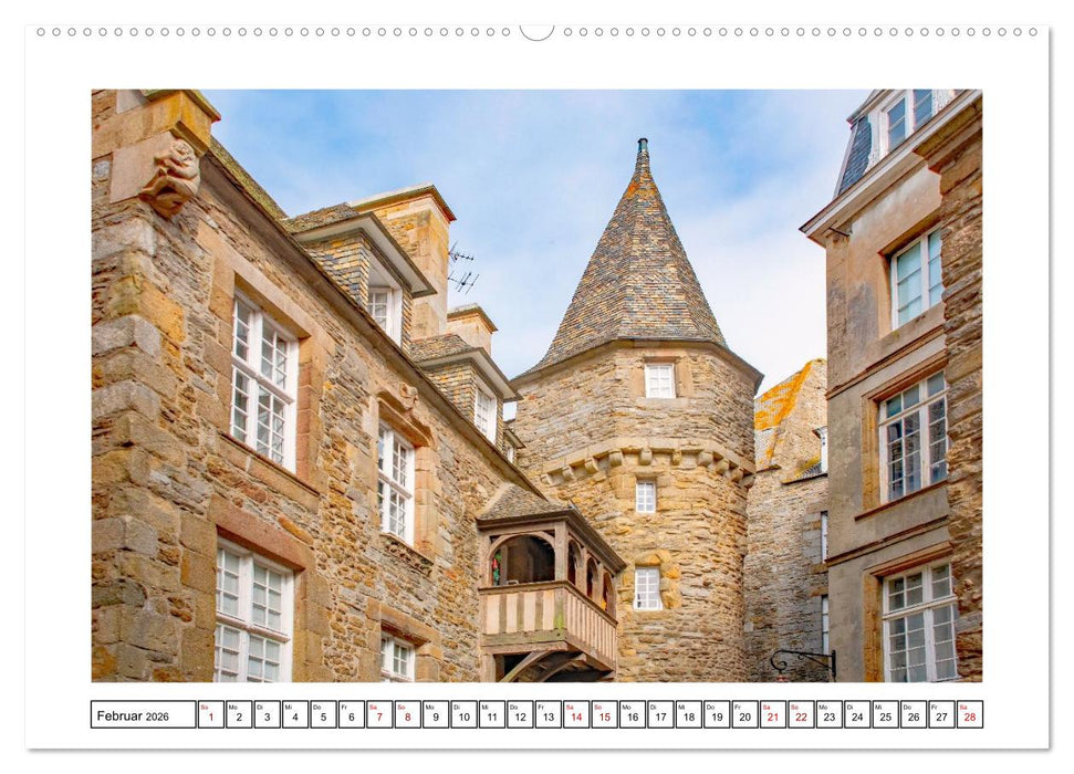 Malerische Bretagne - facettenreiche Region (CALVENDO Wandkalender 2026)