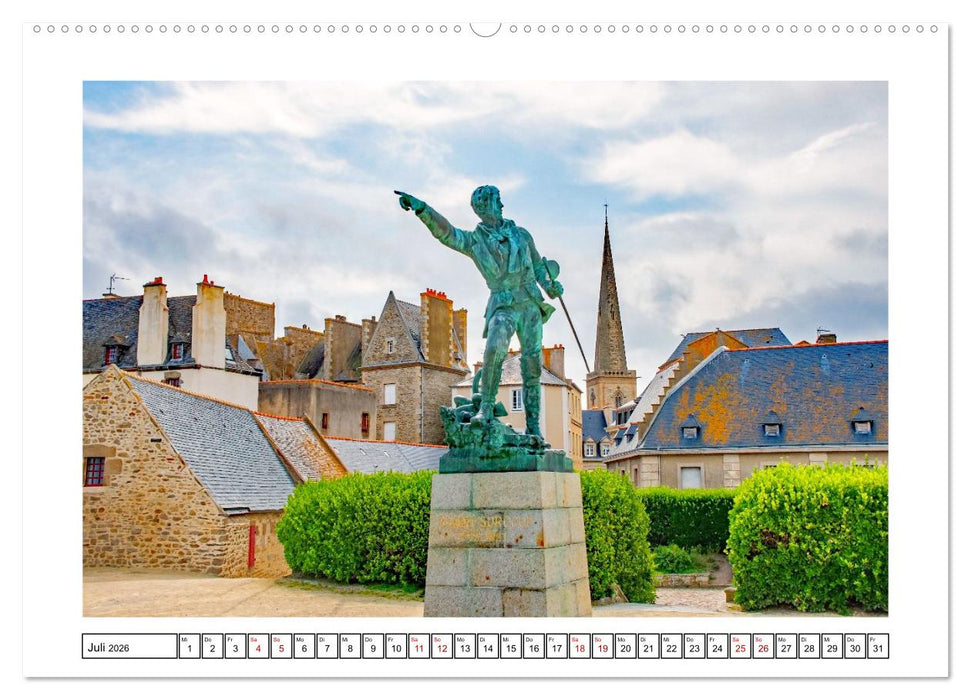 Malerische Bretagne - facettenreiche Region (CALVENDO Premium Wandkalender 2026)