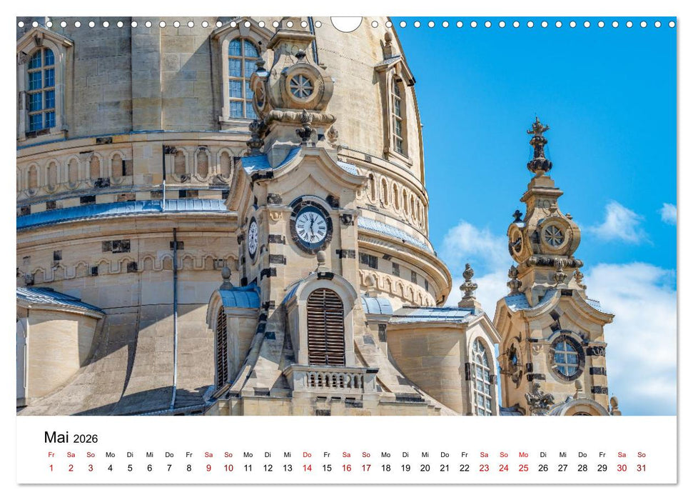 Dresden, Atmosphäre der Altstadt (CALVENDO Wandkalender 2026)