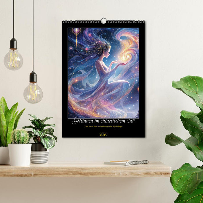 Göttinnen im chinesischem Stil (CALVENDO Wandkalender 2026)