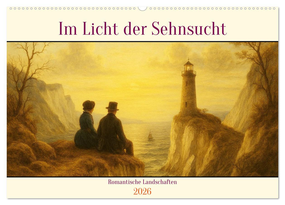 Im Licht der Sehnsucht - Romantische Landschaften (CALVENDO Wandkalender 2026)