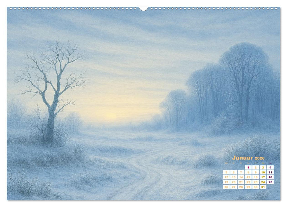 Im Licht der Sehnsucht - Romantische Landschaften (CALVENDO Wandkalender 2026)